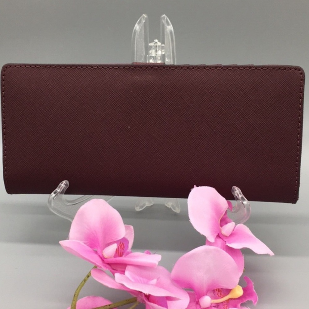 Michael Kors Jet Set Travel Md Flt Slm Bfld Wallet - Picture 11 of 16